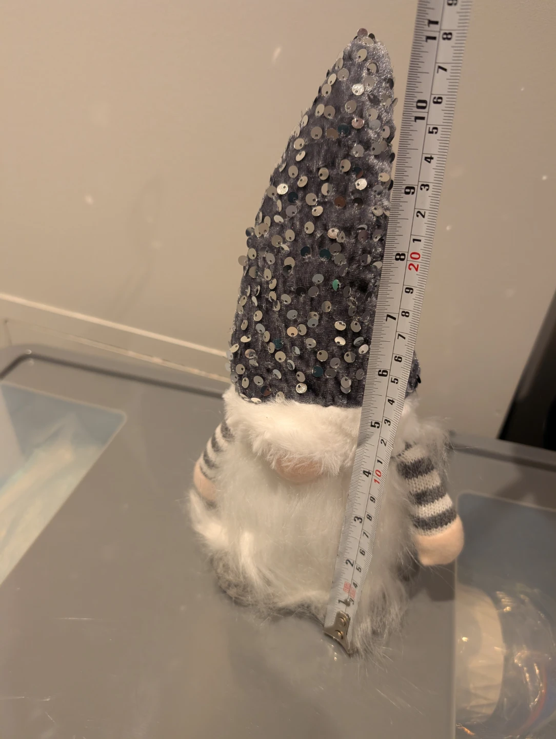 Sequin Christmas Gnome Decoration