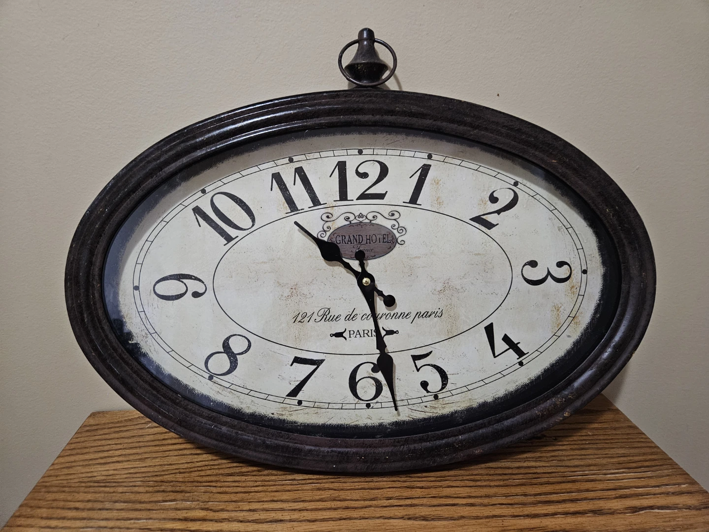 Vintage Style Grand Hotel Wall Clock