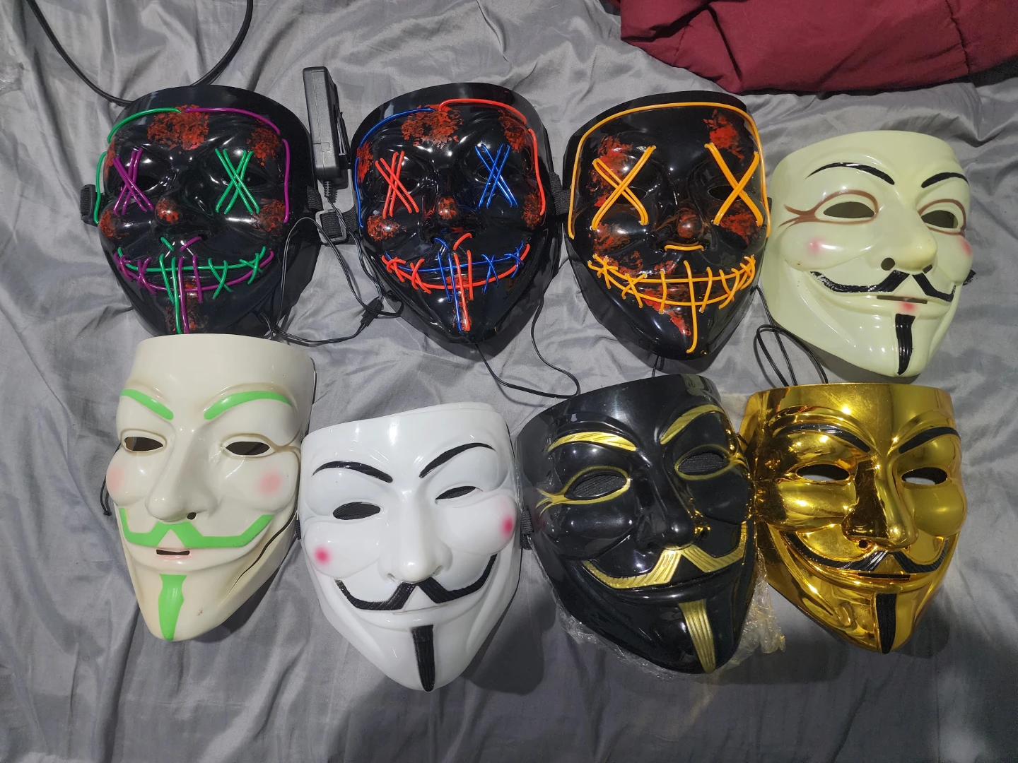 Haloween Masks Vendetta Style Masks and purge Masks