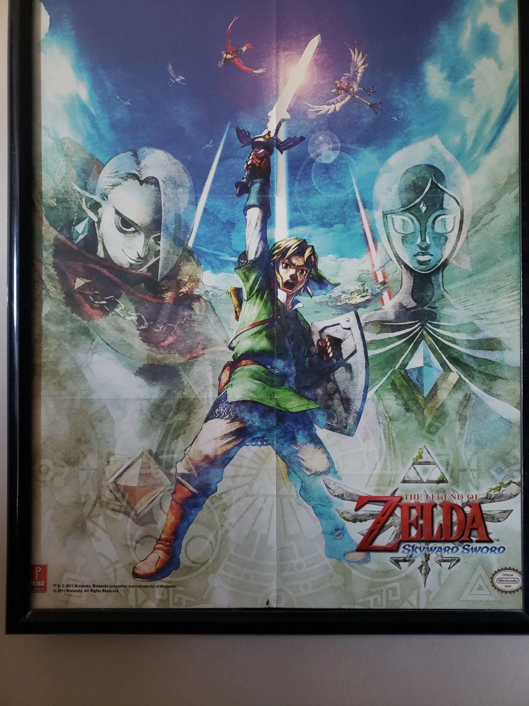 The Legend of Zelda Skyward Sword Framed Poster