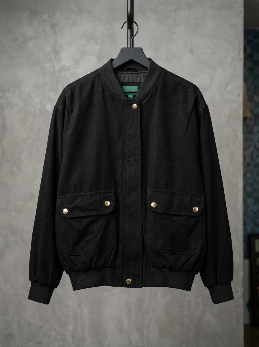 Tabi International Black Corduroy Jacket