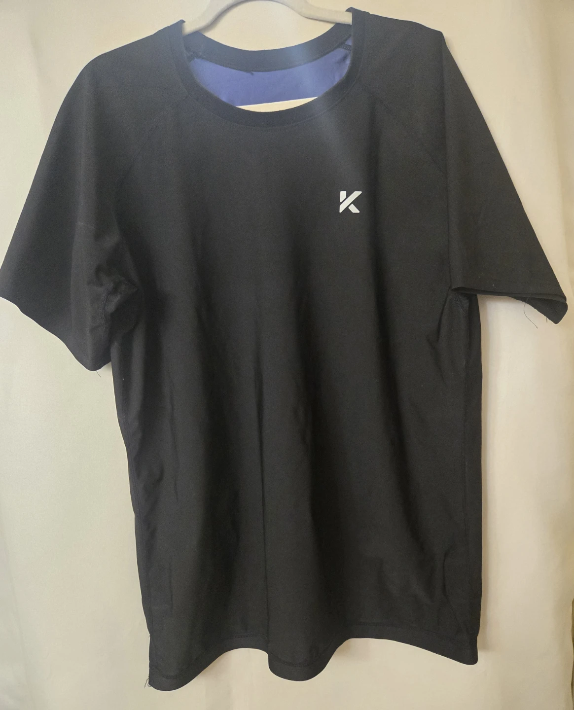Men's Sauna T-Shirt. Kewlioo. 4XL(50-54" chest) Black.