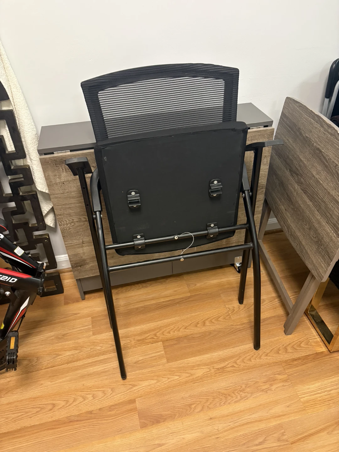 Black Folding Mesh Office Chair - photo 3