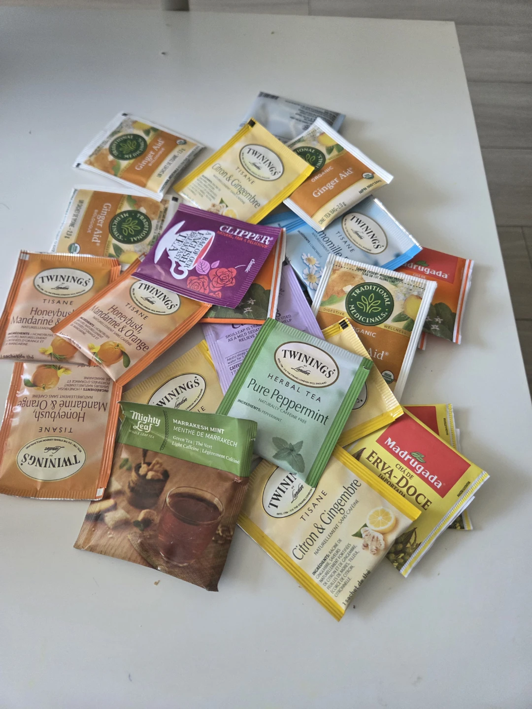 Assorted Herbal and Black Tea Bags
