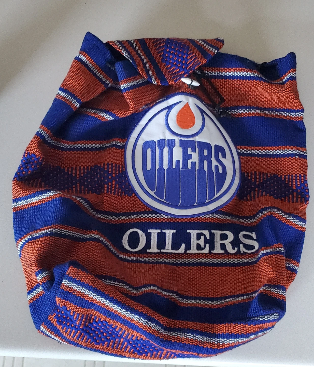 Edmonton Oilers Woven Backpack