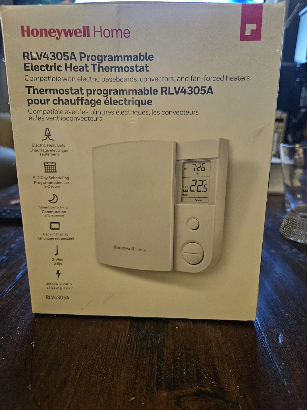 Honeywell Programmable electric heat Thermostst