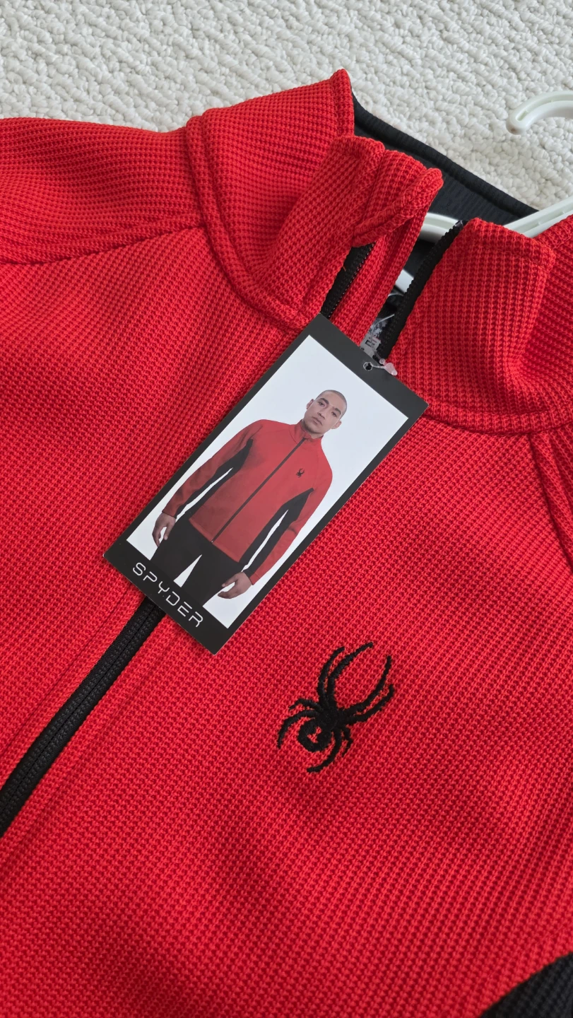 New Spyder Fleece Jacket - Red/Black - photo 2