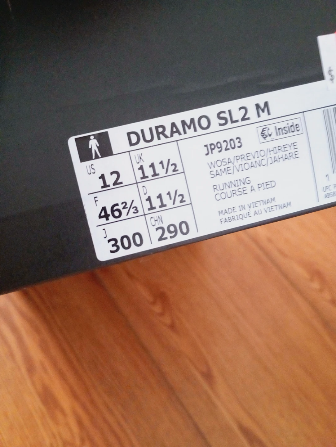 Adidas Duramo SL 2.0 Men's Running Shoes Size 12 - photo 2