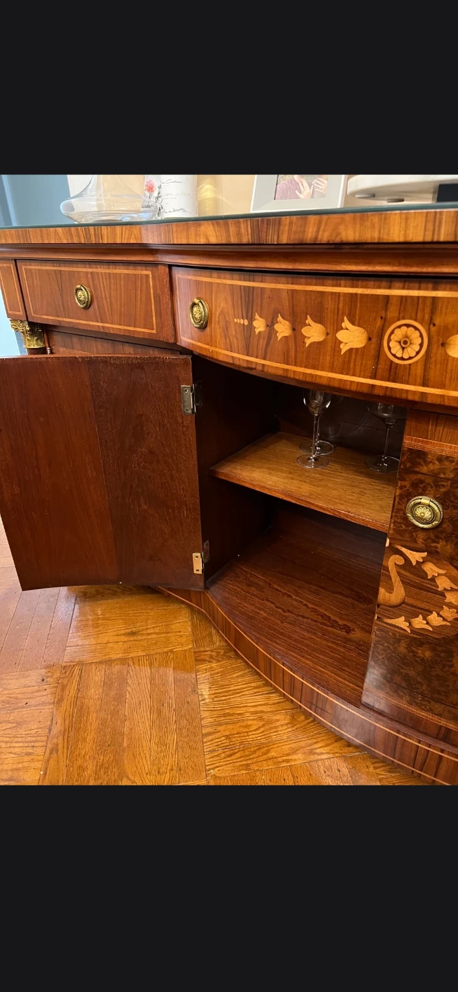 Made in Italy mahagony Wooden Sideboard Buffet - photo 3