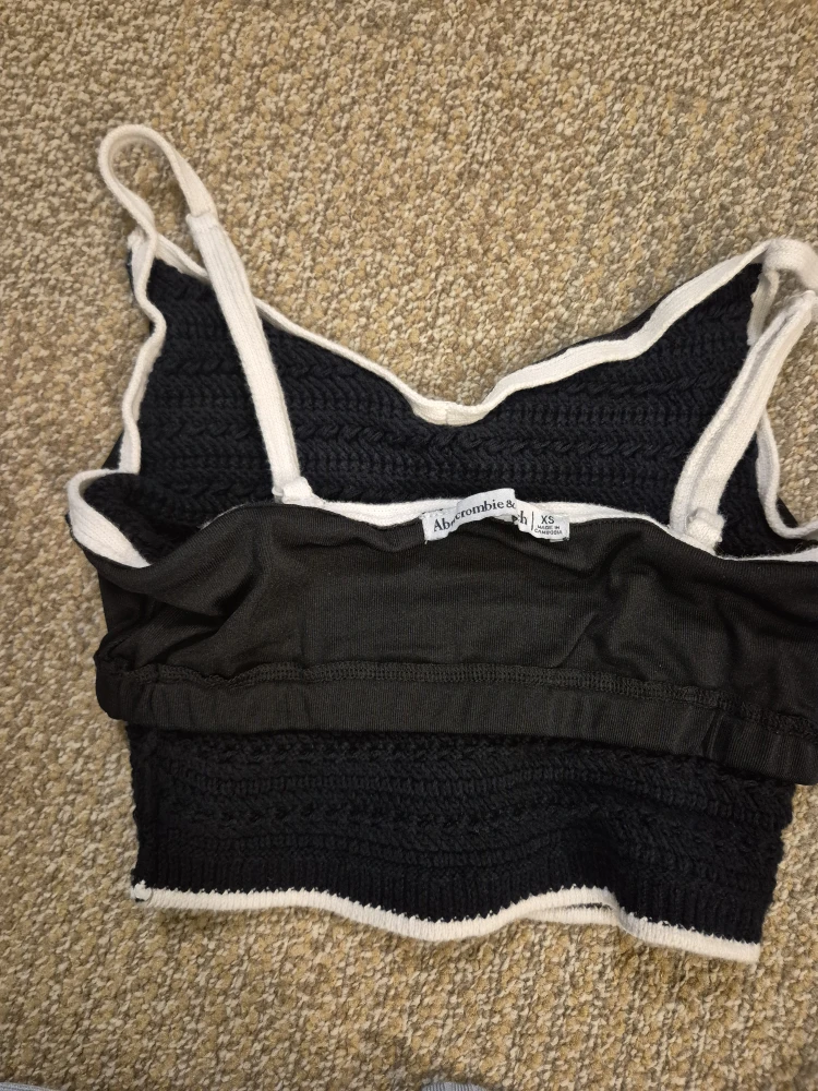 Abercrombie & Fitch Black Knit Top XS - photo 3