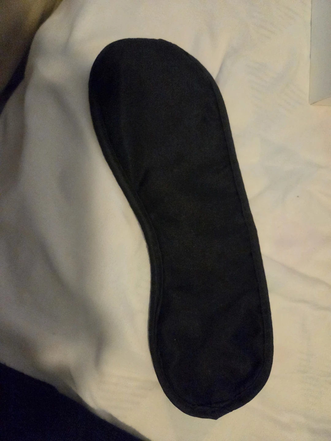 Black Fabric Sleep Mask
