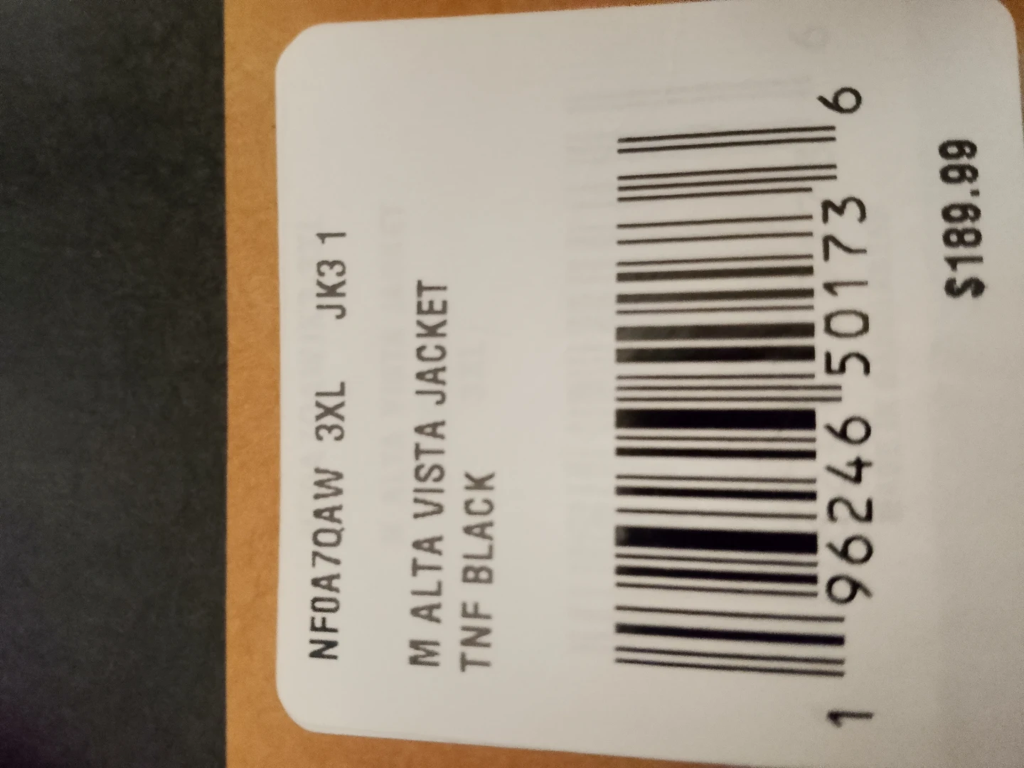 The North Face Alta Vista Jacket Black 3XL - photo 3