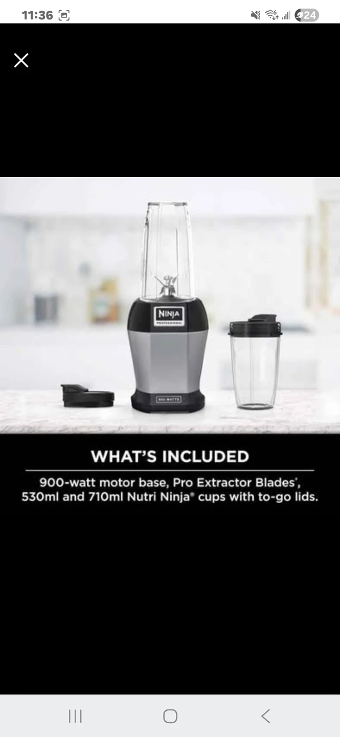 Nutri Ninja 900 watts personal blender - photo 2