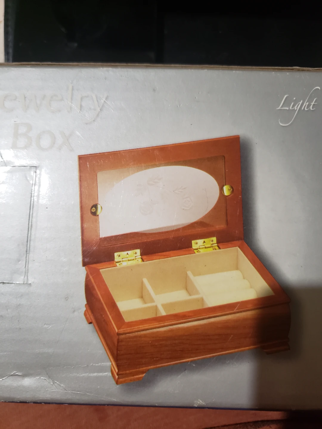Light Oak Finish Jewelry Box - photo 4