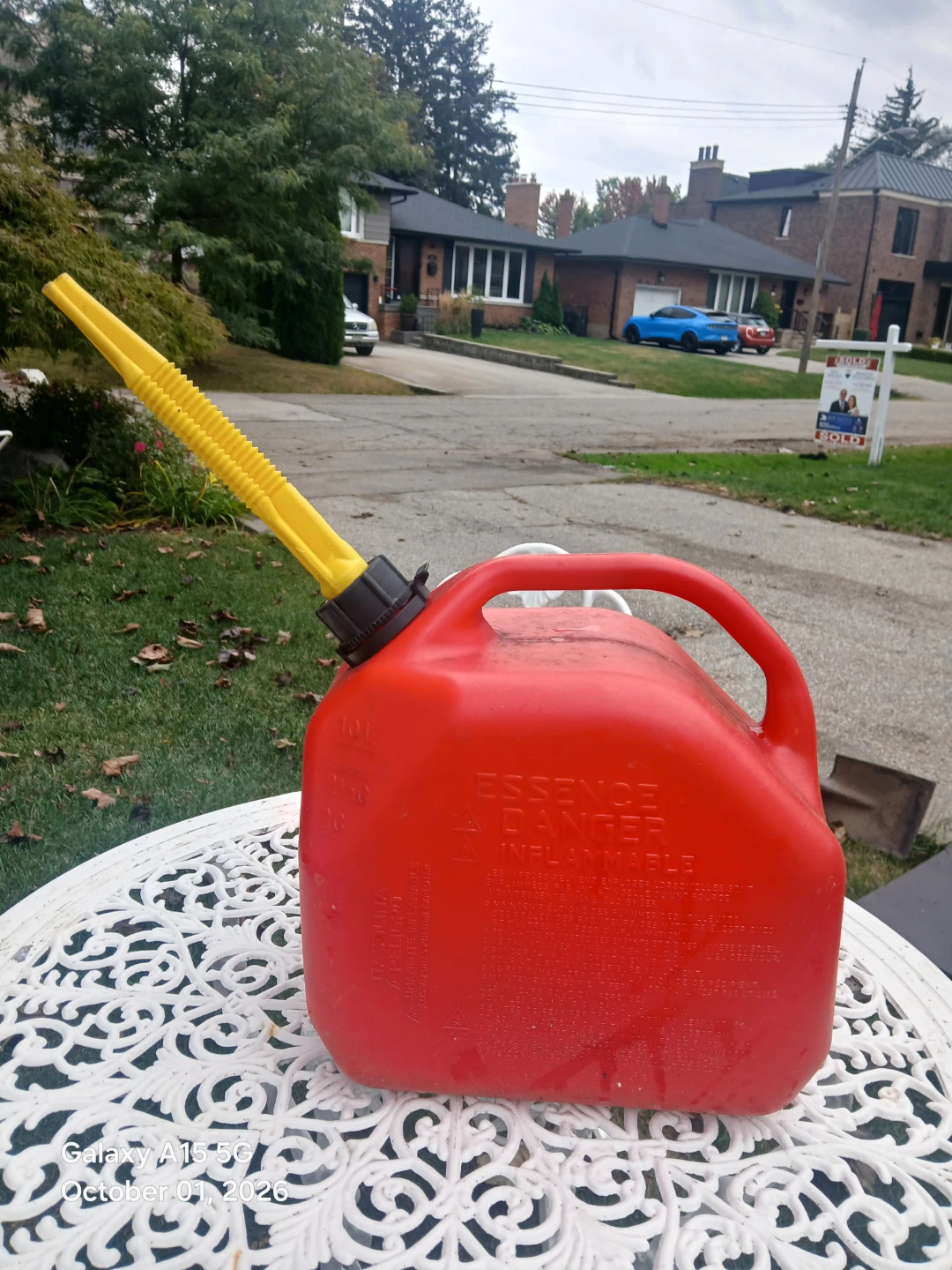 10L Red Gas Can