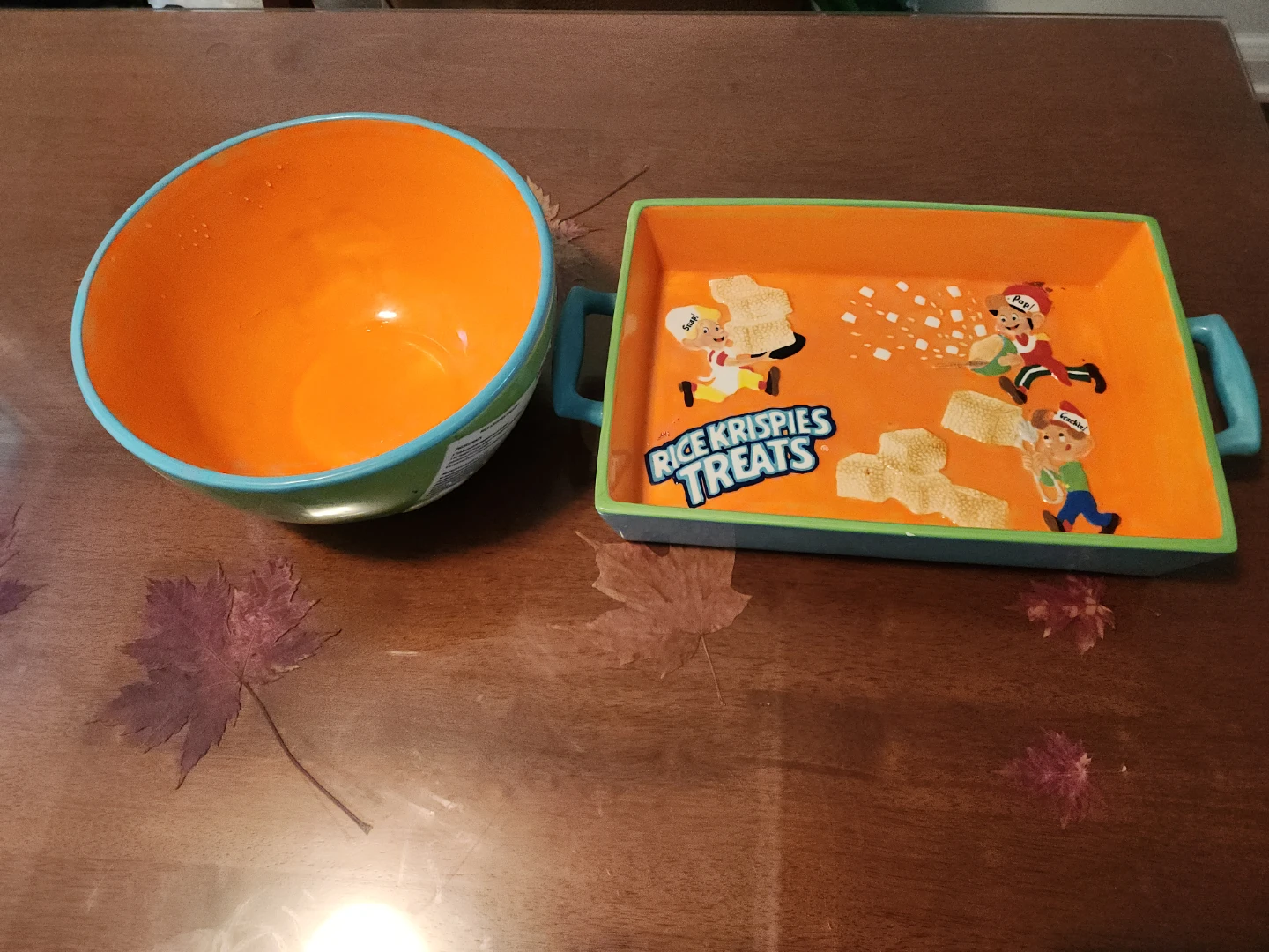 Ceramic Rice Krispies Treats Bowl and Baking Dish Set