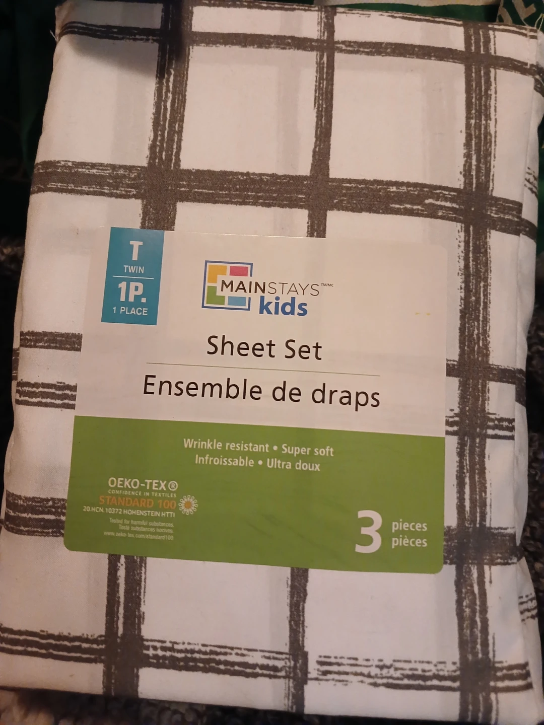 NEW - Mainstays Kids Twin Sheet Set