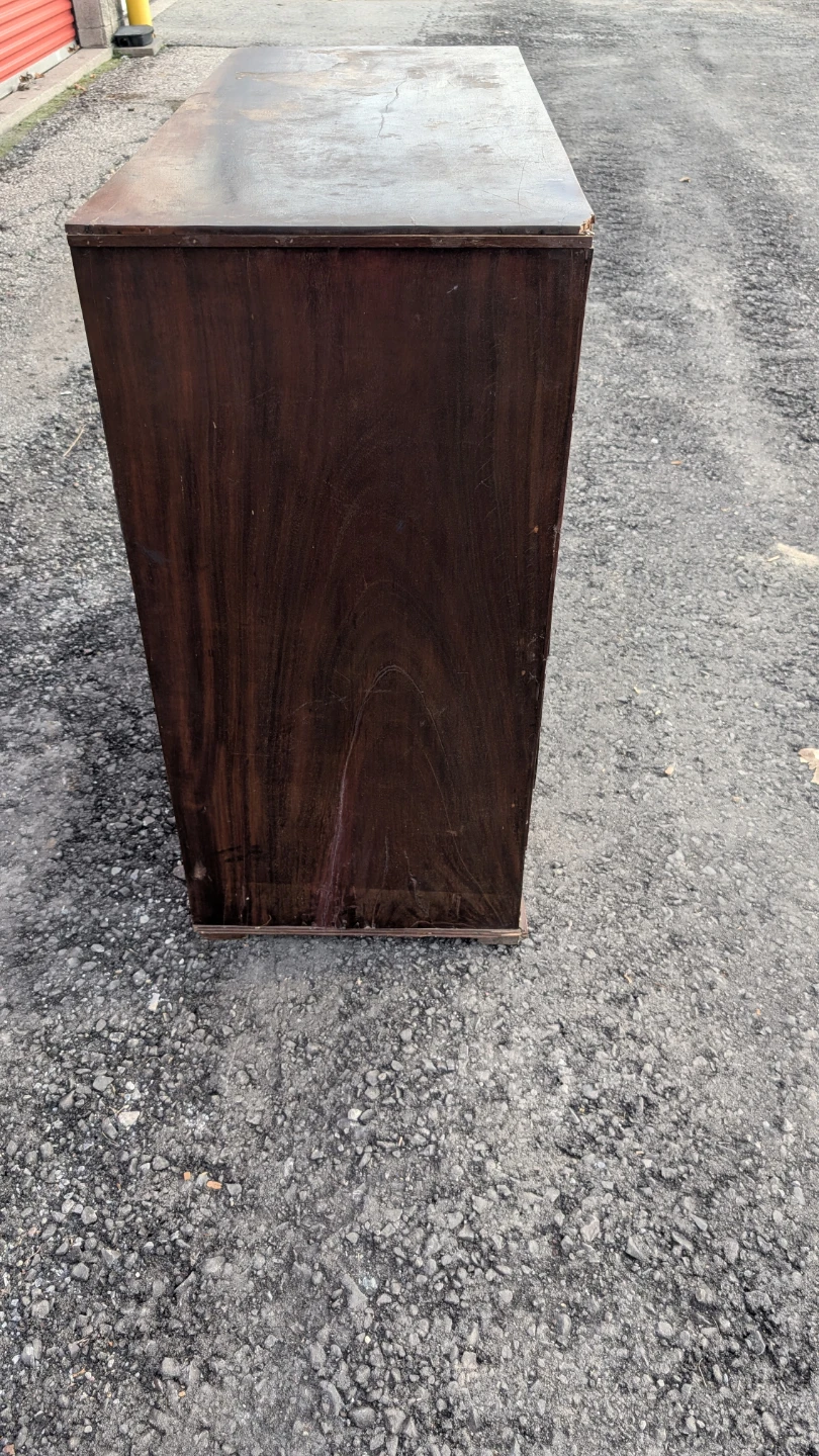 Vintage wooden dresser with 6 drawers - photo 4