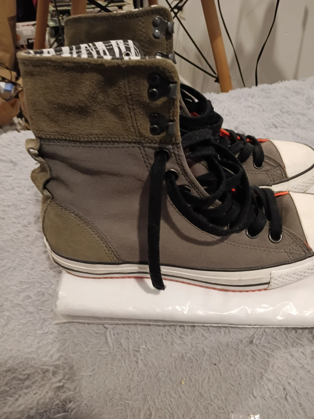 Converse All Star High-Top Sneakers Olive - photo 3
