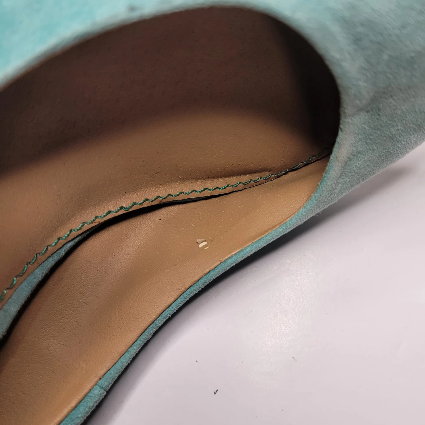 Steve Madden teal suede kitten heels - photo 3