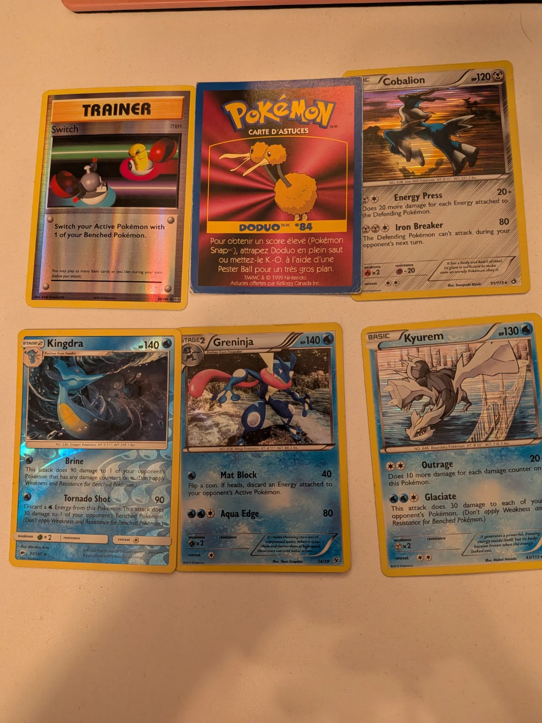 Assorted Pokemon Trading Cards