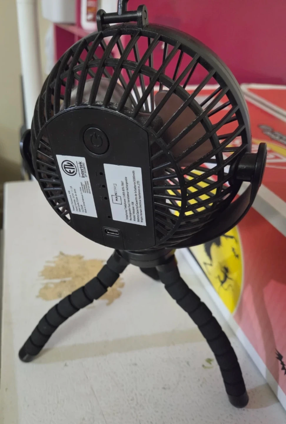 Mainstays Rechargeable Fan - photo 2