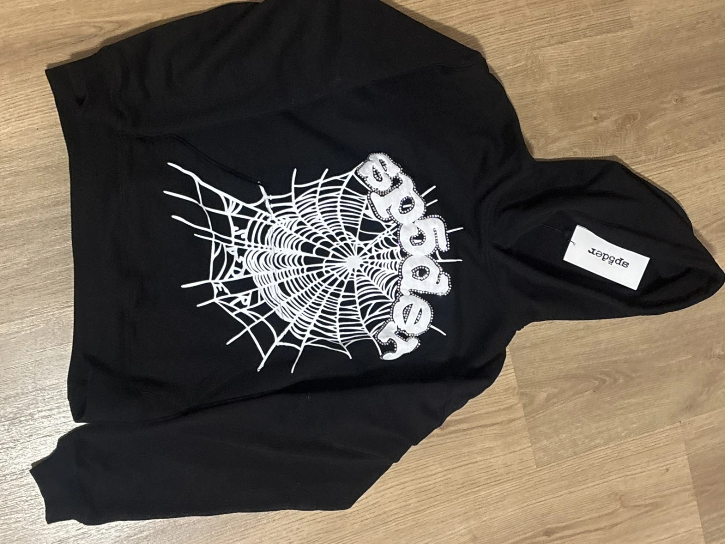 Sp5der Hoodie Black - photo 3