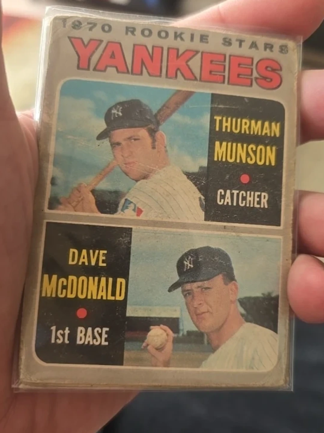 Vintage Pins and 1970 Thurman Munson Baseball Card - photo 2