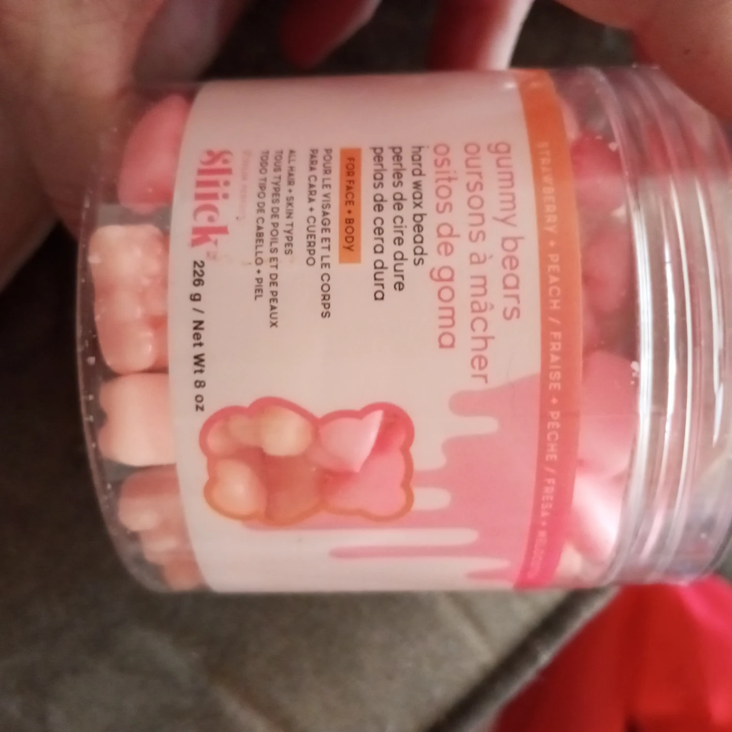 Sliick Gummy Bears Hard Wax Beads