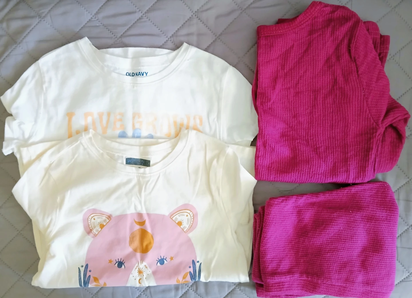 Girls Tops and Thermal Leggings Set