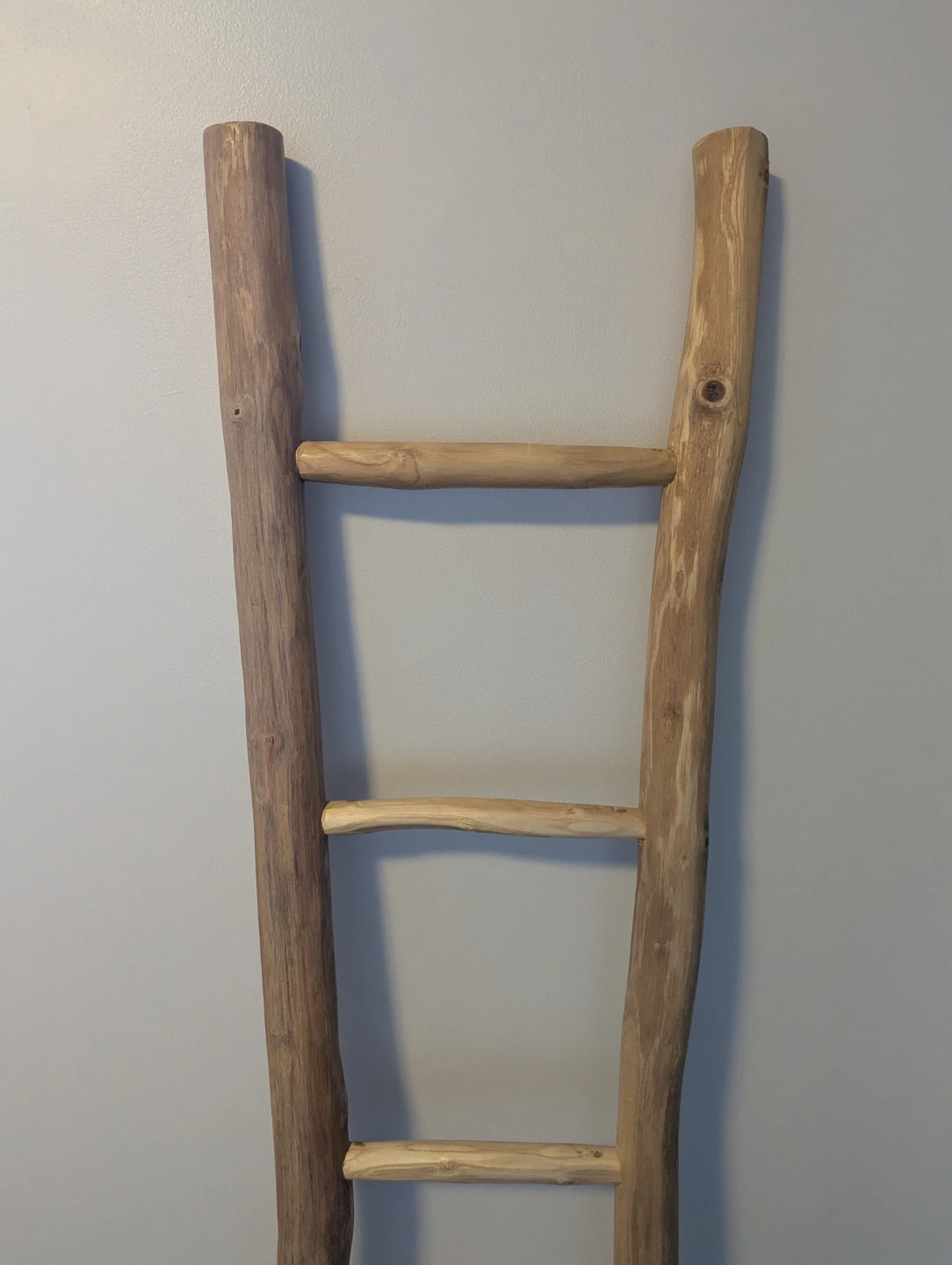 Decorative Rustic Wooden Blanket Ladder - photo 4