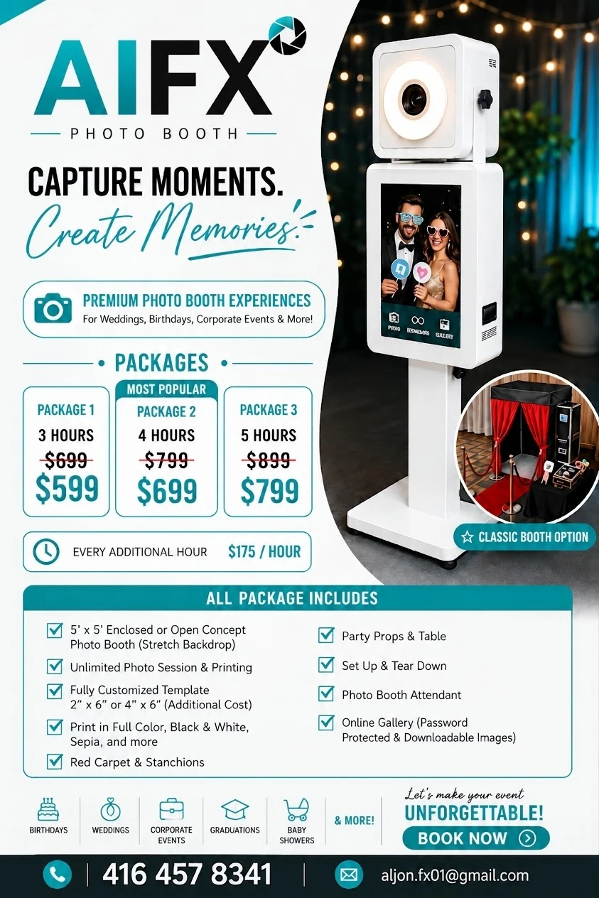 AIFX Photo Booth Rental Service