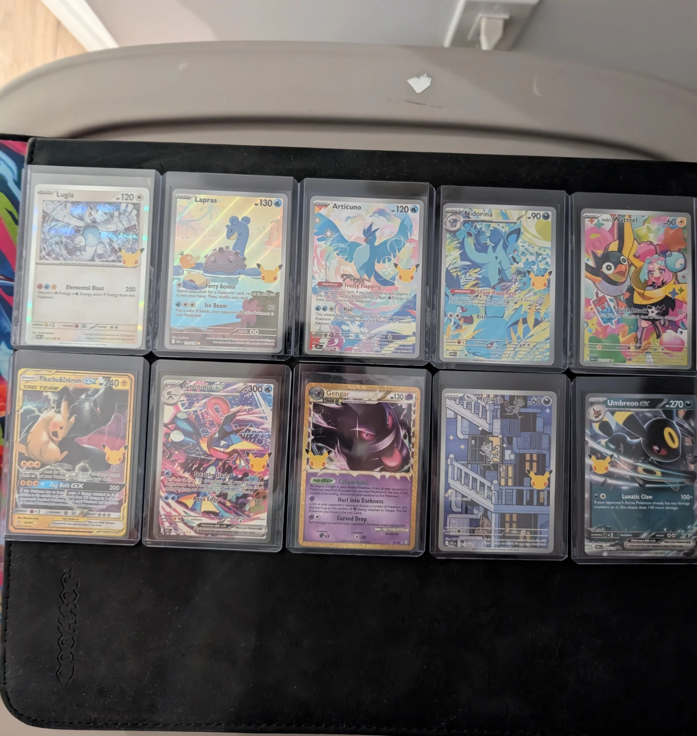 Collection of Assorted Pokemon Trading Cards 30th