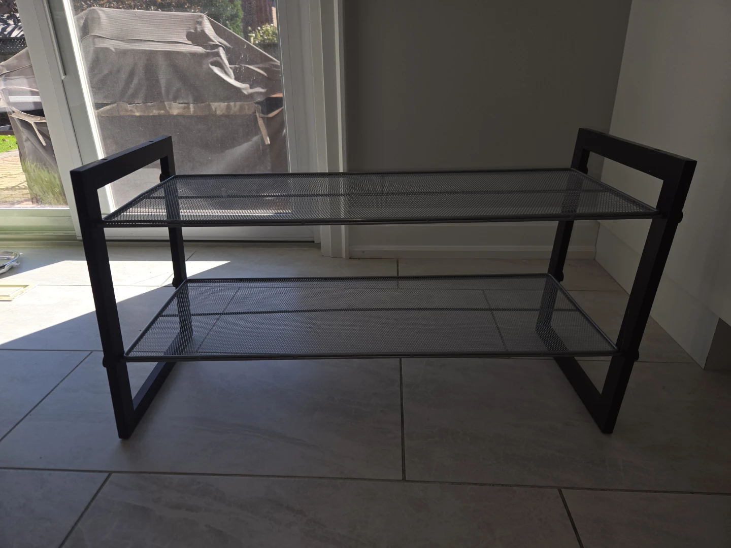 Two-Tier Metal Shoe Rack - photo 3