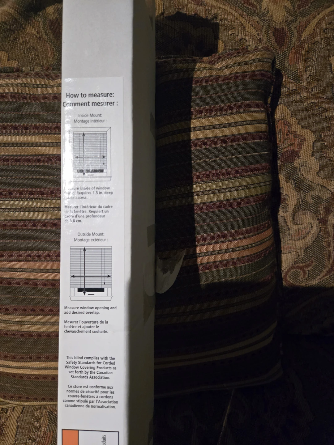 Mainstays 20 in. x 45 in. Cordless Vinyl Mini Blind - photo 2