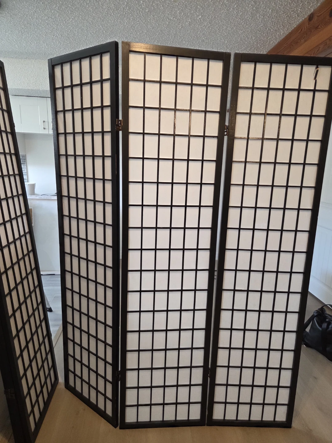 3-Panel Shoji Room Divider Screen - photo 4