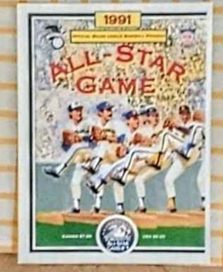 1991 Major League All-Star Game Program and Pennants - photo 2