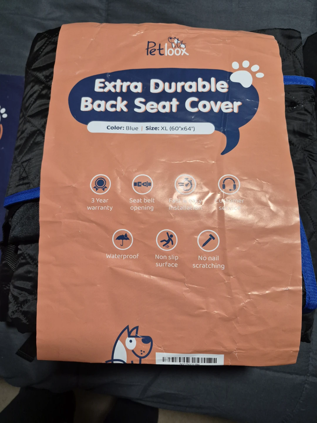 Petloox Extra Durable Back Seat Cover - photo 2