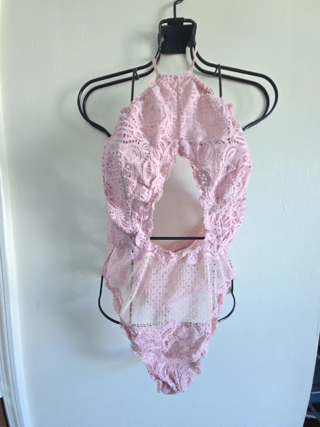 Victoria's Secret Pink Lace Bodysuit