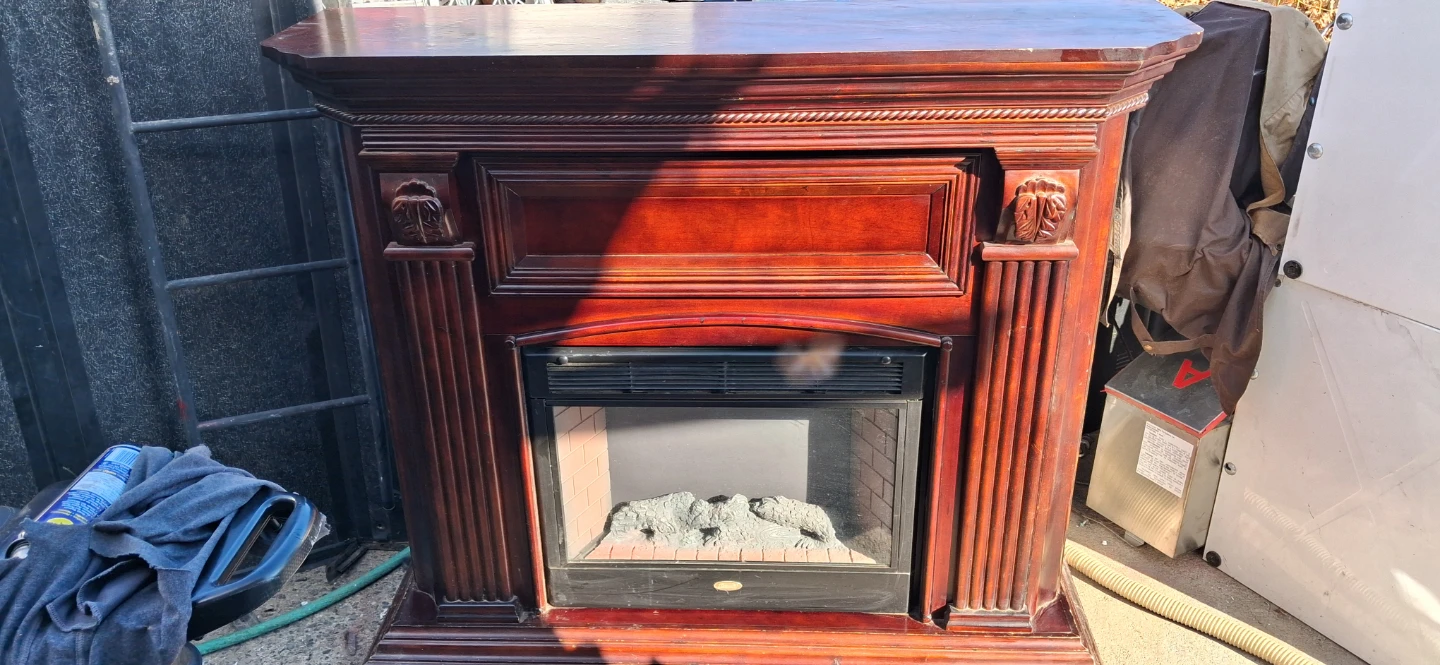 Electric Fireplace Mantel