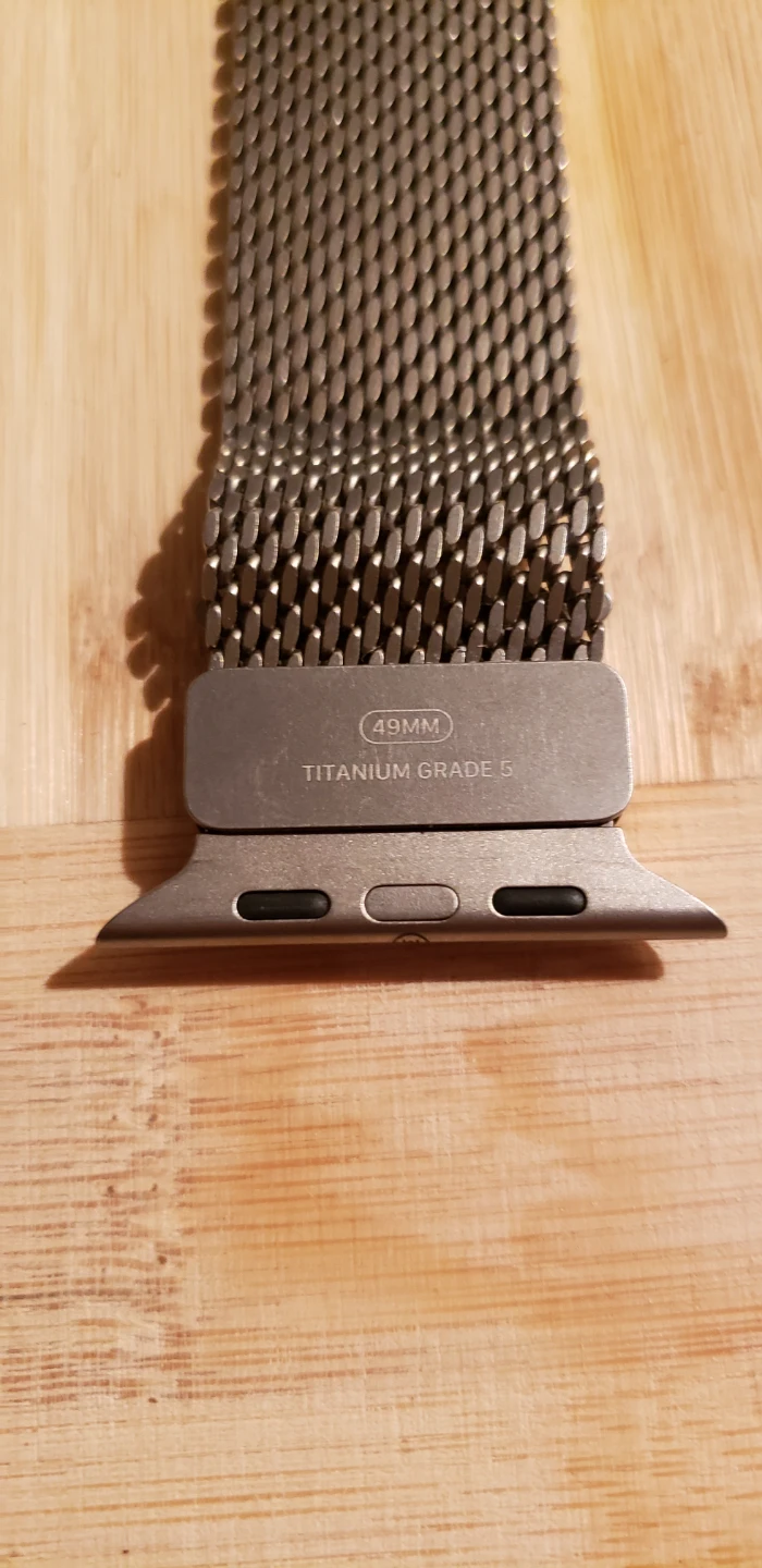 Titanium Grade 5 Apple Watch Band 49mm