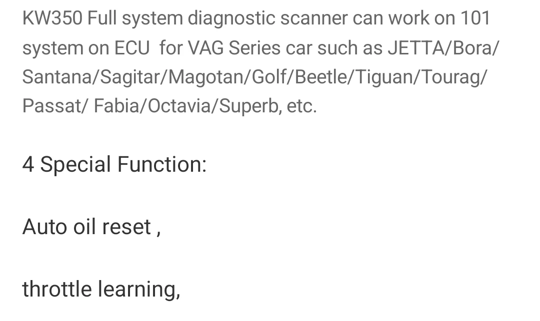 Konnwei KW350 Elite Car Diagnostic Scanner - photo 3