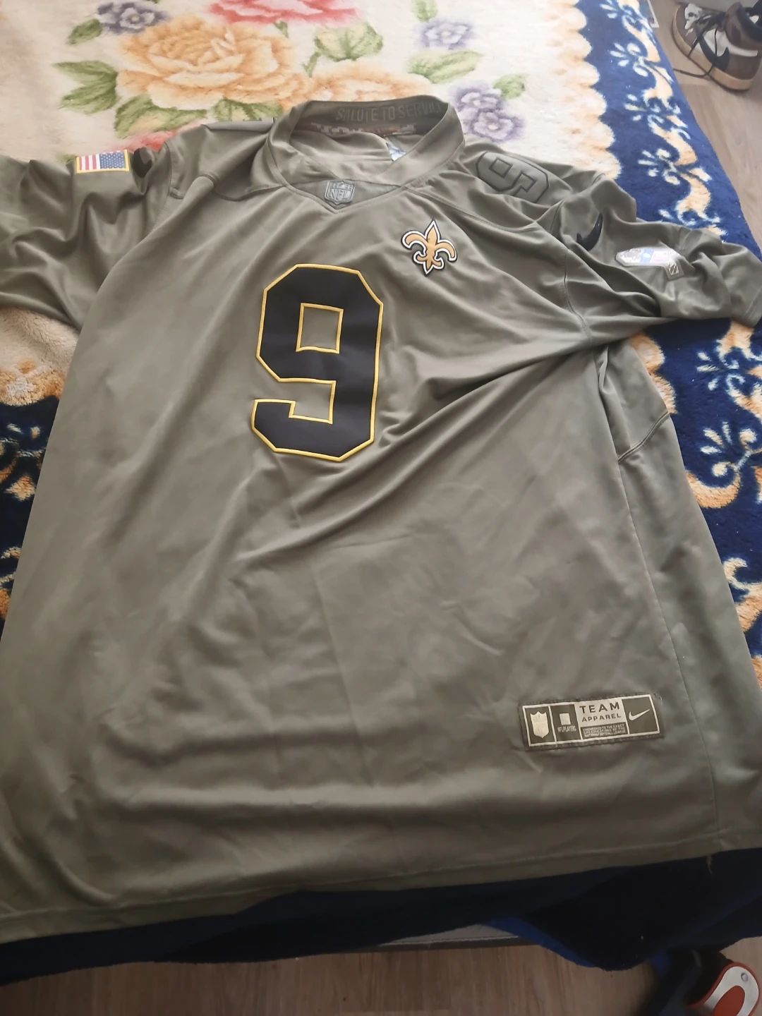Nike New Orleans Saints Drew Brees Salute to Service Jersey