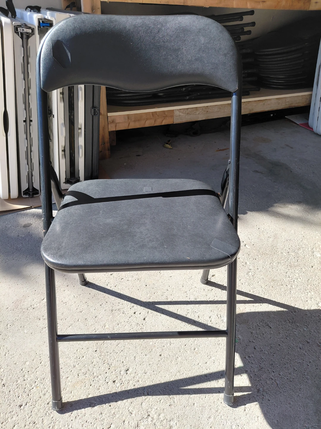 Black Folding Chair