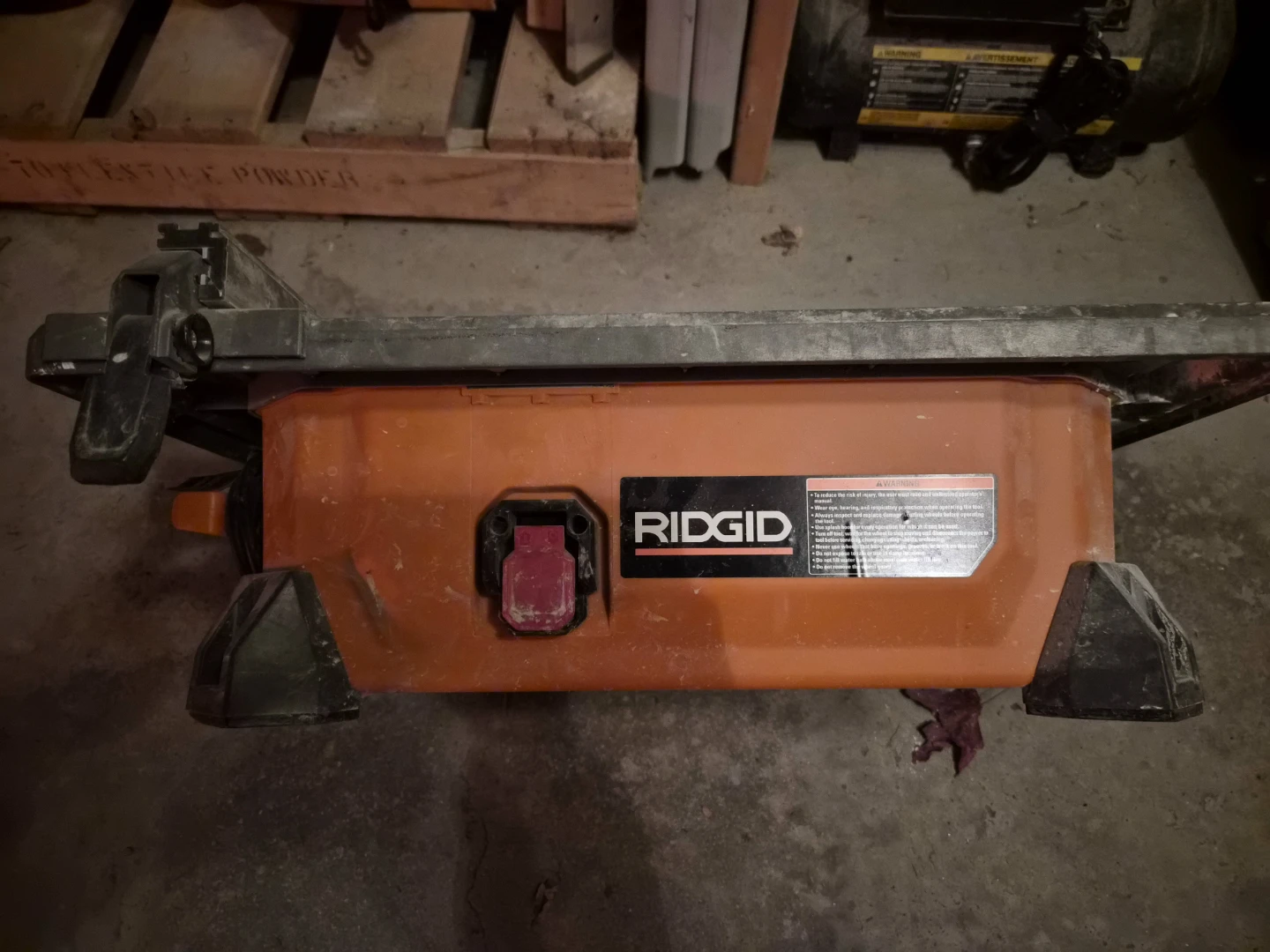 RIDGID Portable Tile Saw