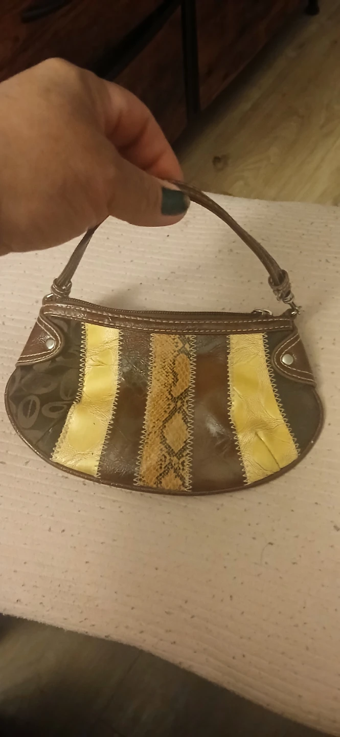 Chateau Small Brown Multi-Colored Wristlet - photo 2
