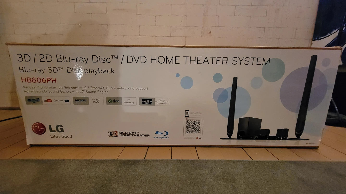 LG HB806PH 3D Blu-ray DVD Home Theater System - photo 5