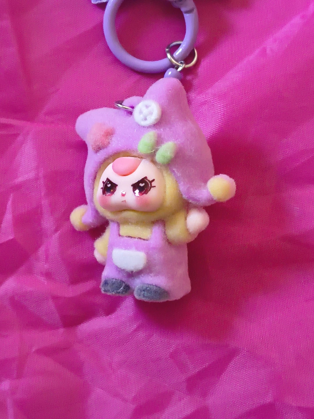 Cute Purple Keyring - photo 4