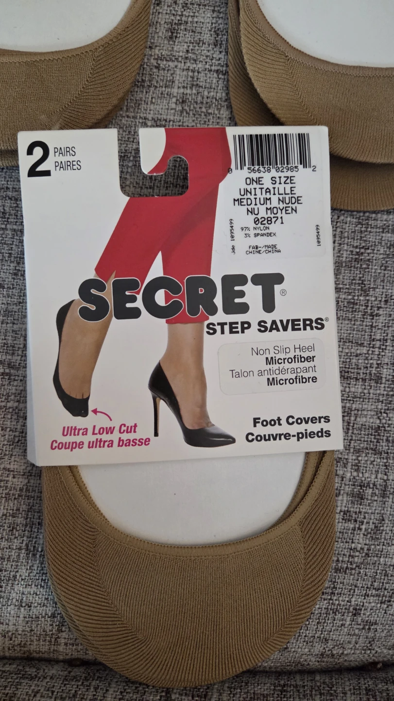 3 Packs of Secret Step Savers Foot Covers - photo 2