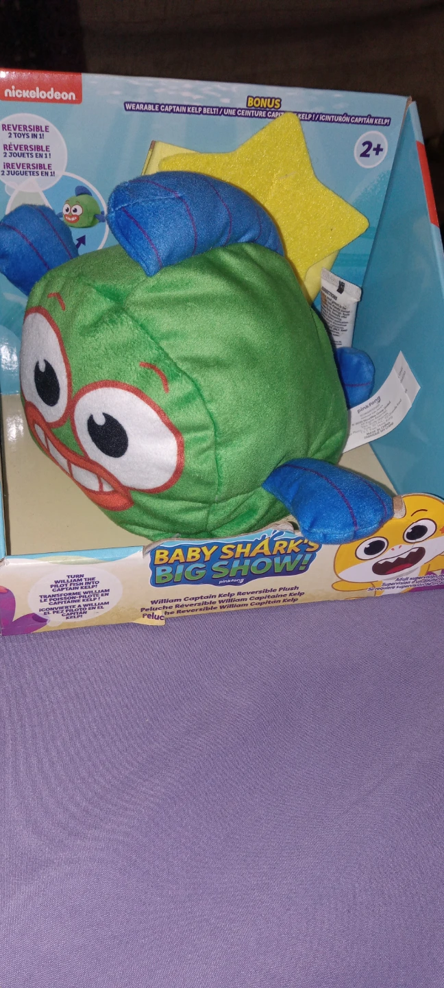 Baby Shark's Big Show Reversible William Plush